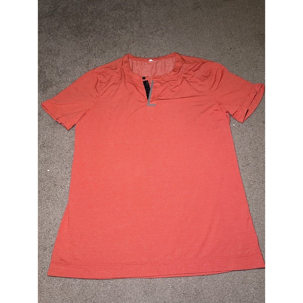 lululemon athletica Red Short Sleeve Tee